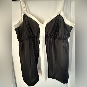 Elle Black and White Top